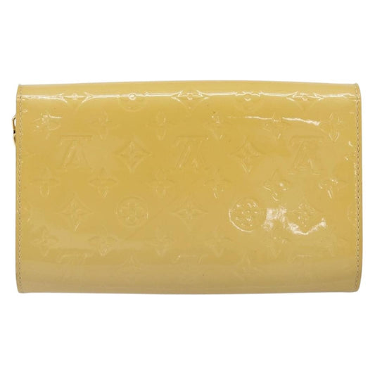 Louis Vuitton Ana Bag Monogram Vernis, YELLOW, PATENT_LEATHER, Clutche & pouche