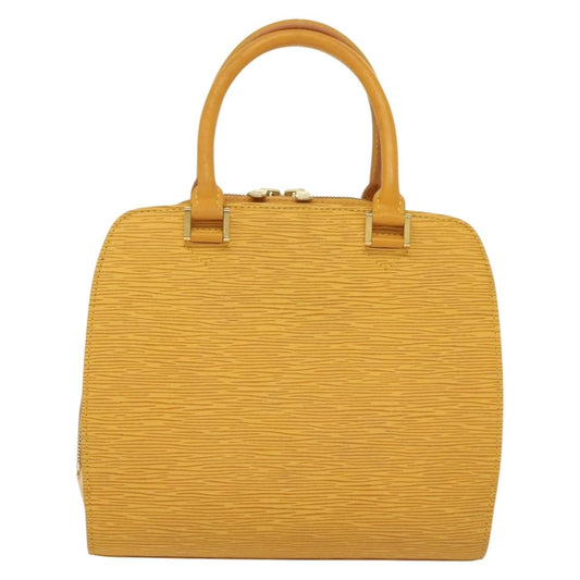Louis Vuitton Pont Neuf Handbag Epi Leather, YELLOW, LEATHER, Handbag