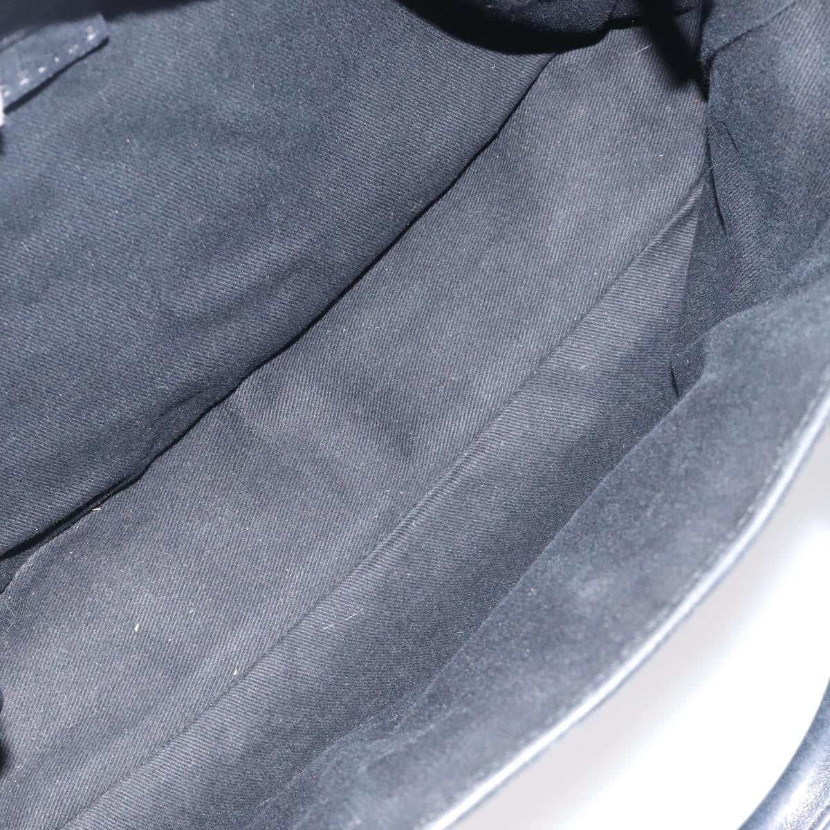 Celine Boogie Satchel Macadam, BLACK, CANVAS, Handbag