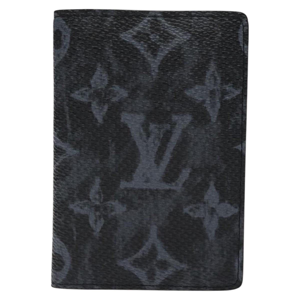Louis Vuitton Pocket Organizer Limited Edition Monogram Canvas, BLACK, CANVAS, Clutche & pouche