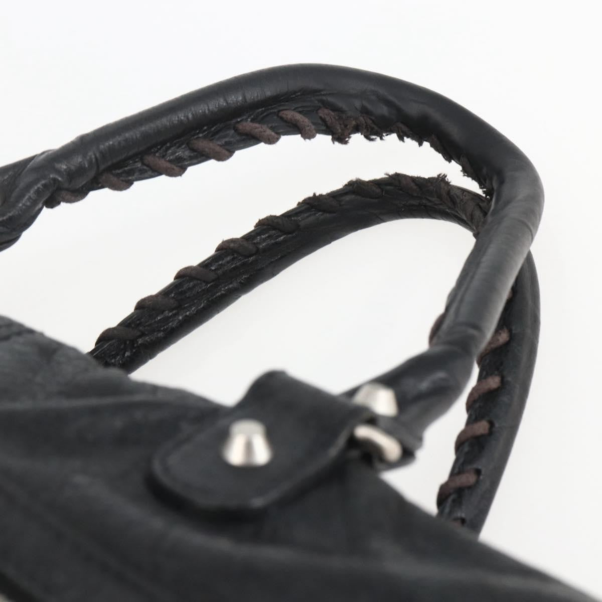 Balenciaga Classic Studs Briefcase Leather, BLACK, LEATHER, Briefcase