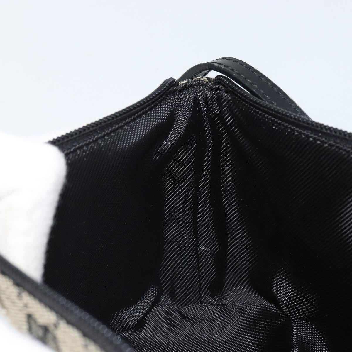 Gucci Vintage Boat Pochette GG Canvas, BLACK, CANVAS, Clutche & pouche