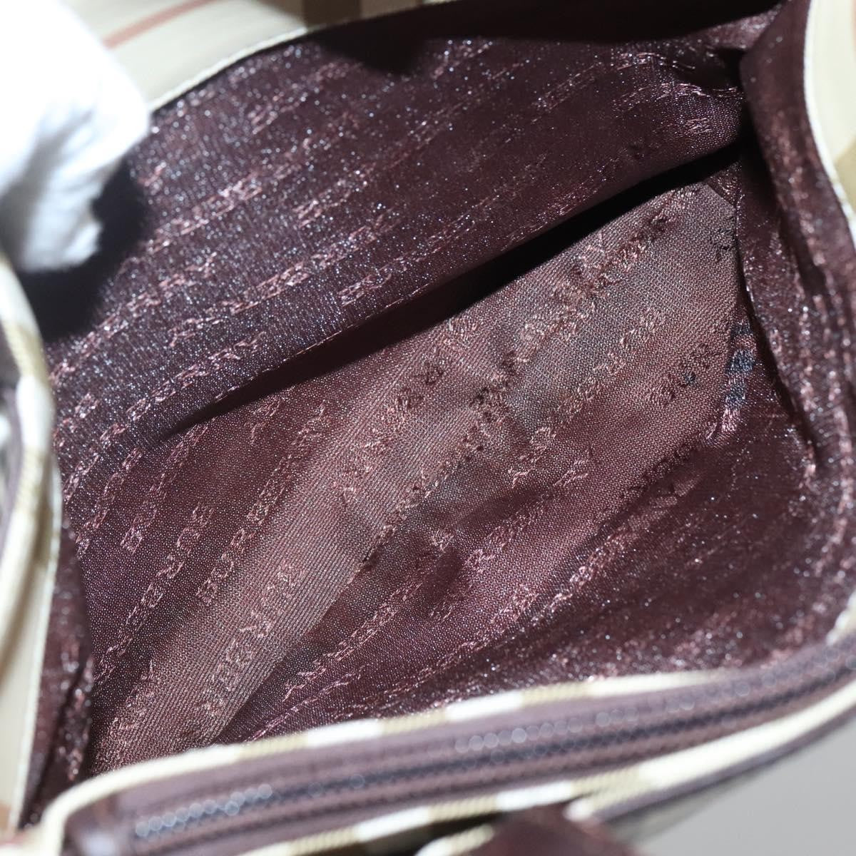 Burberry Nova Check Handbag Nova Check Canvas, BEIGE, CANVAS, Handbag