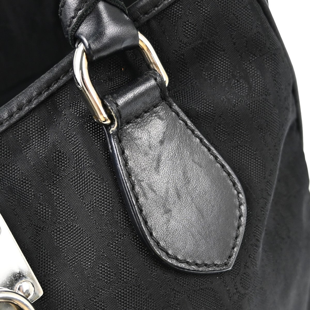 Christian Dior Lovely Tote Diorissimo Canvas, BLACK, CANVAS, Tote bag