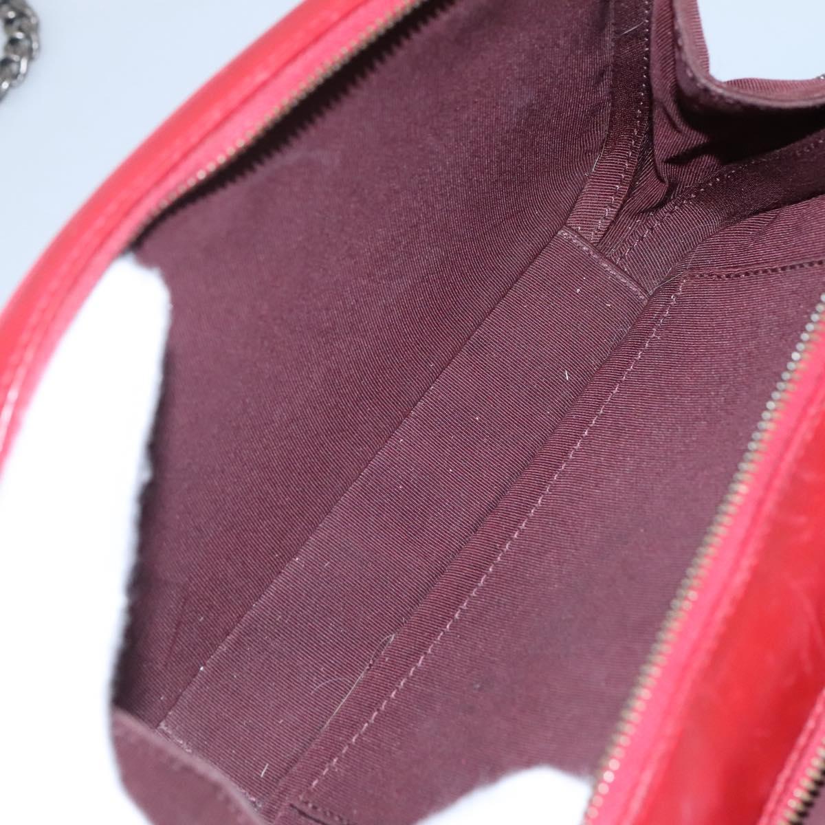 Chanel Coco Boy Camera Bag Quilted Leather, RED, LEATHER, Crossbody bag