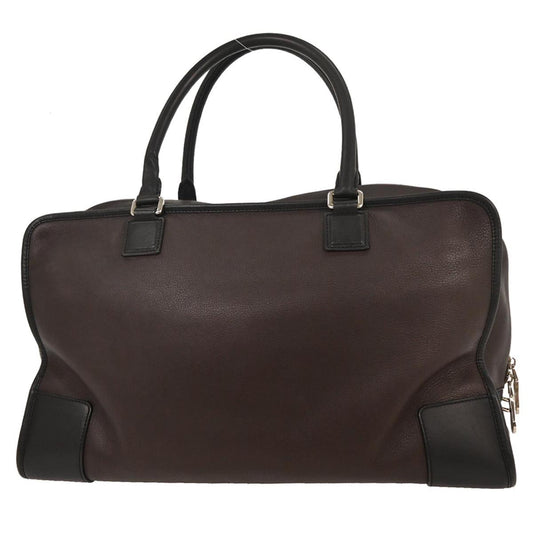 Loewe Amazona NM Bag Leather, BROWN, LEATHER, Handbag
