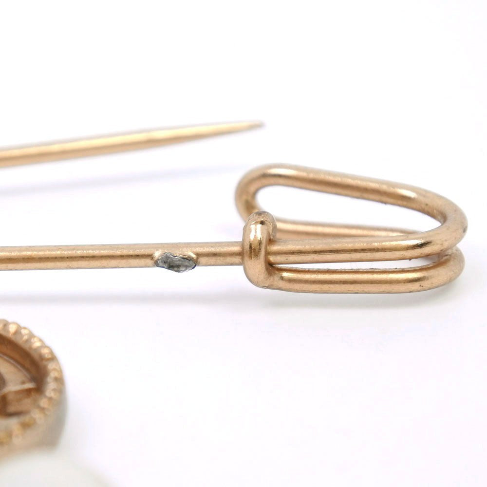 Chanel CC Coco Brooch Metal with Faux Pearls and Crystals, GOLD, GOLD_PLATED, Brooch