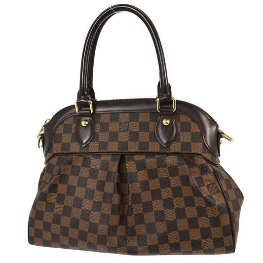 Louis Vuitton Trevi Handbag Damier, Brown, Canvas, Handbag