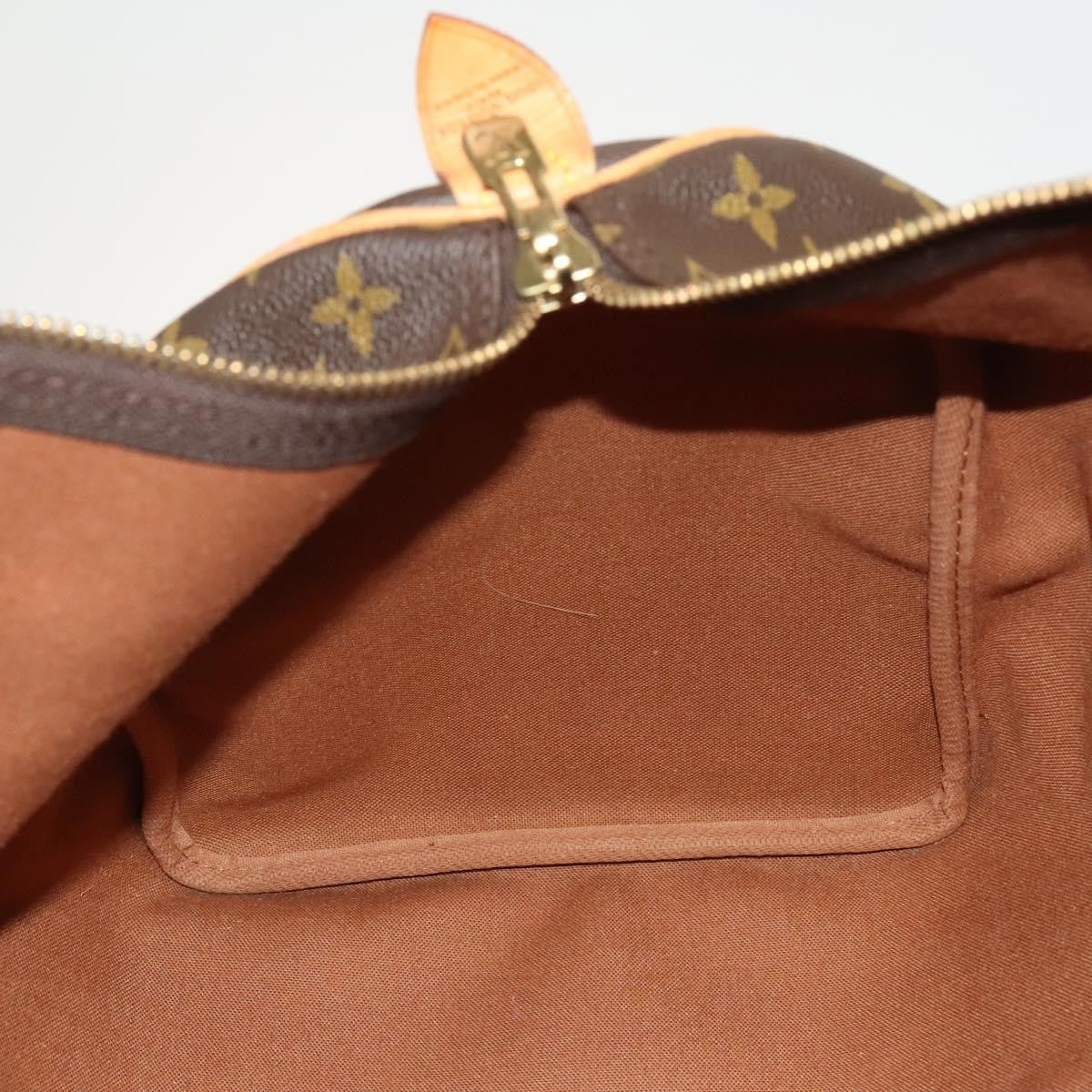 Louis Vuitton Keepall Bag Monogram Canvas, BROWN, CANVAS, Travel bag