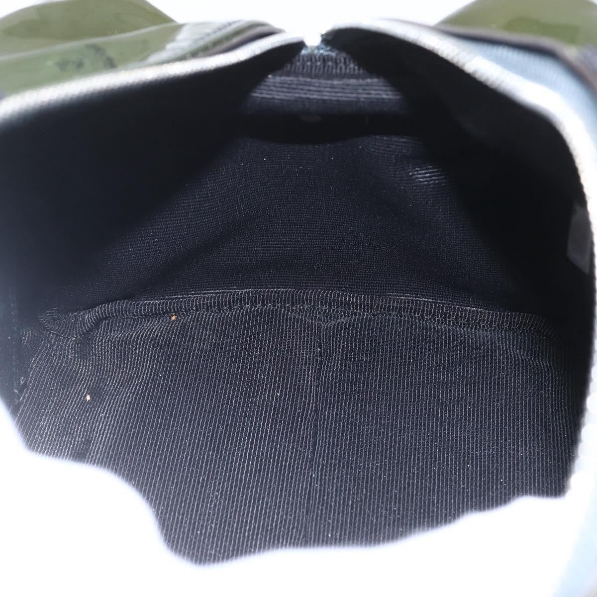 Salvatore Ferragamo Vintage Handbag Patent leather, KHAKI, PATENT_LEATHER, Handbag