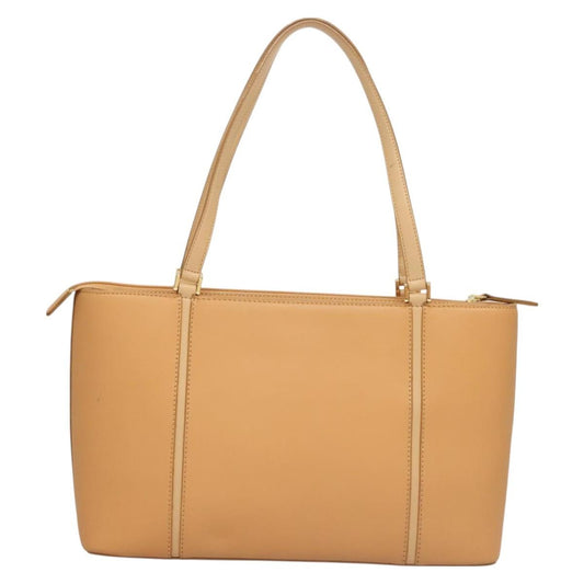 Burberry Handle Tote Leather, BEIGE, LEATHER, Tote bag