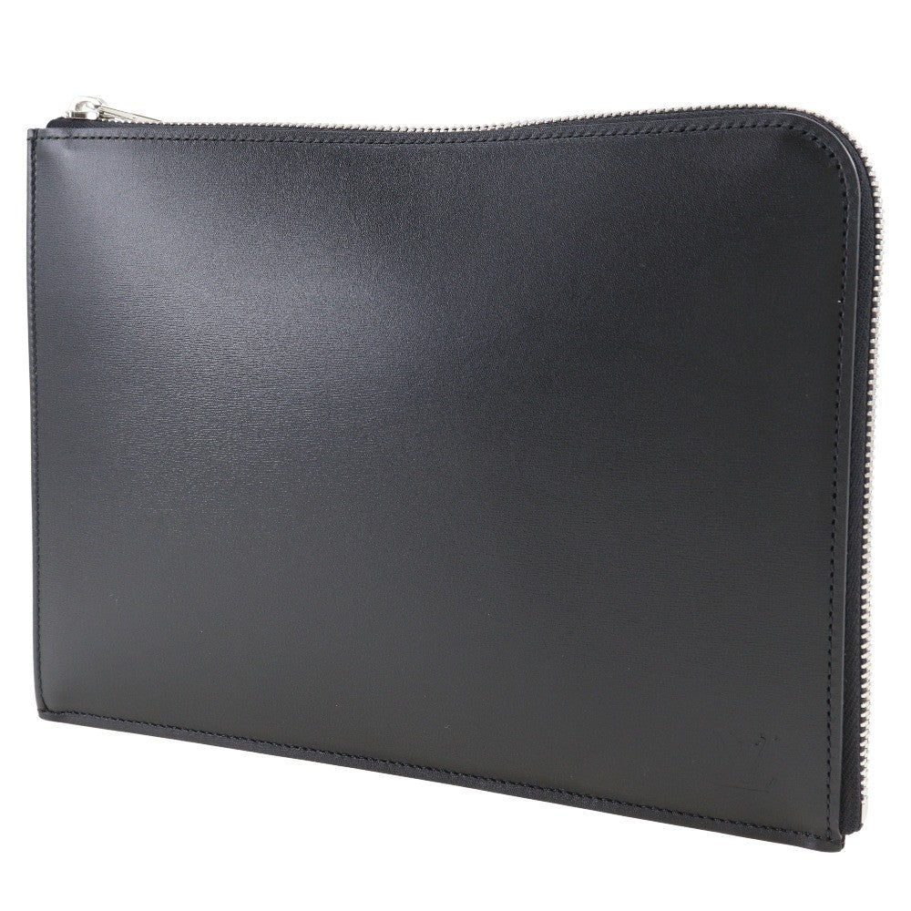 Louis Vuitton Pochette Jour Nomade Leather, BLACK, LEATHER, Clutche & pouche