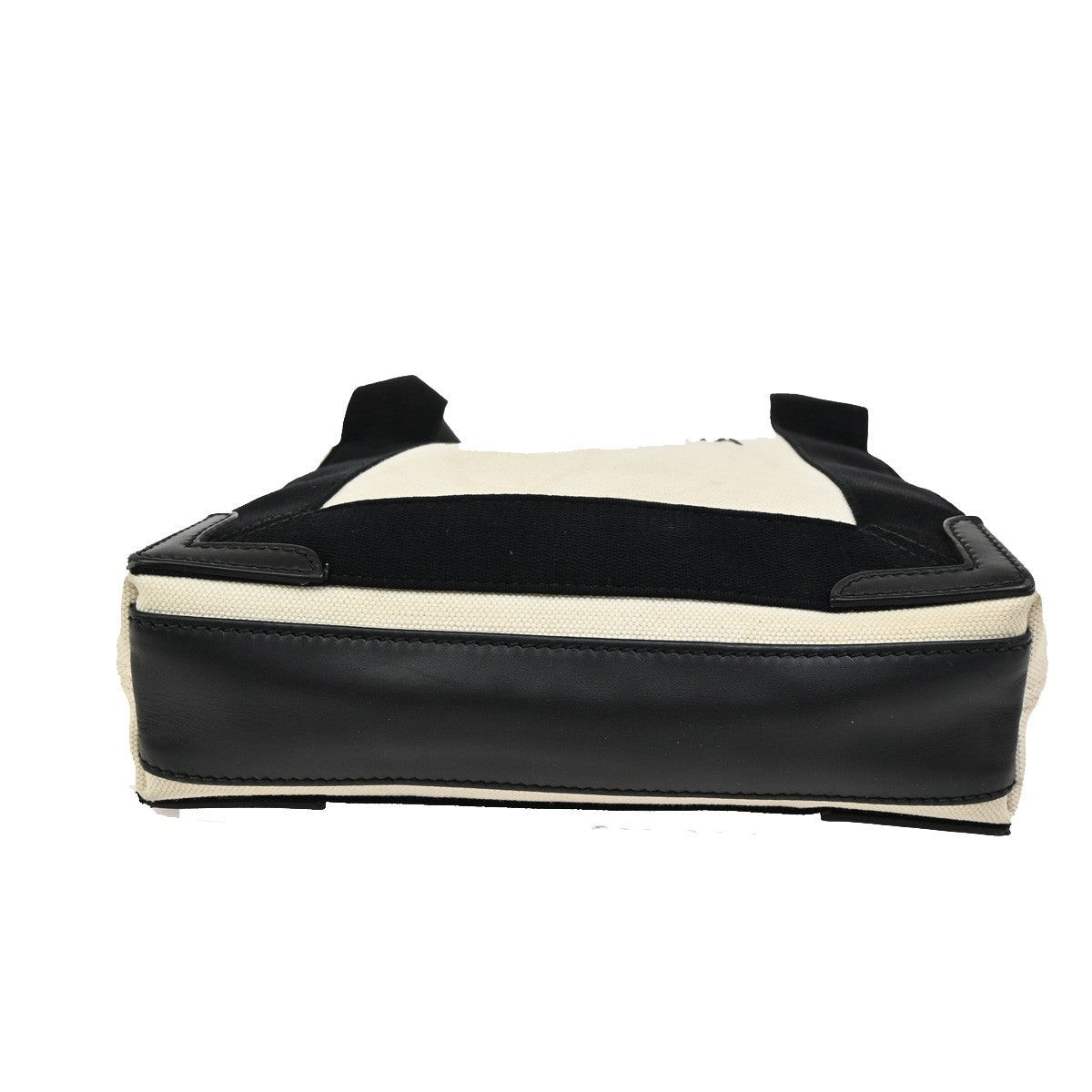 Balenciaga Navy Cabas Canvas with Leather, NAVY, CANVAS, Tote bag