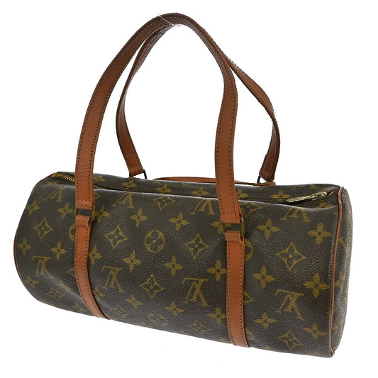 Louis Vuitton Papillon Handbag Monogram Canvas, BROWN, CANVAS, Handbag