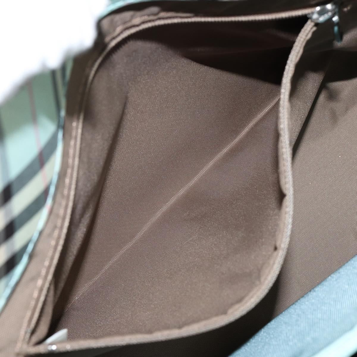 Burberry Nova Check Tote Nylon, BLUE, NYLON, Tote bag