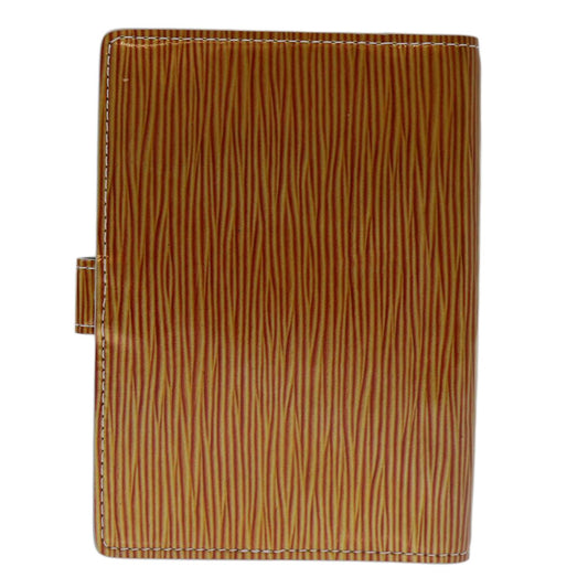 Louis Vuitton Agenda Cover Epi Leather, ORANGE, LEATHER, Wallets