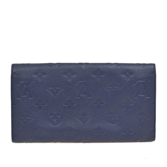 Louis Vuitton Virtuose Wallet Monogram Empreinte Leather, BLUE, LEATHER, Wallets