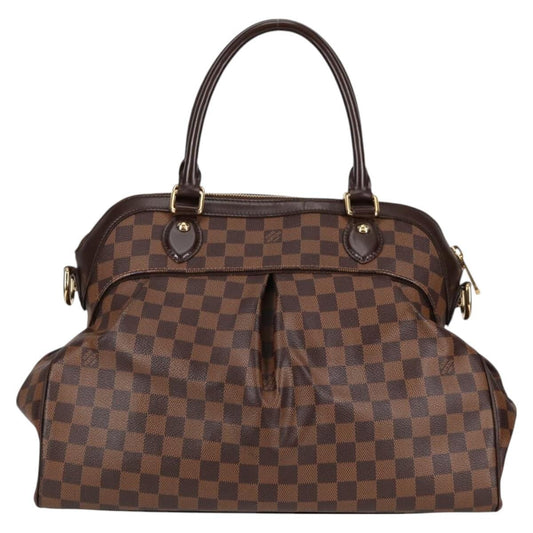 Louis Vuitton Trevi Handbag Damier, BROWN, CANVAS, Handbag