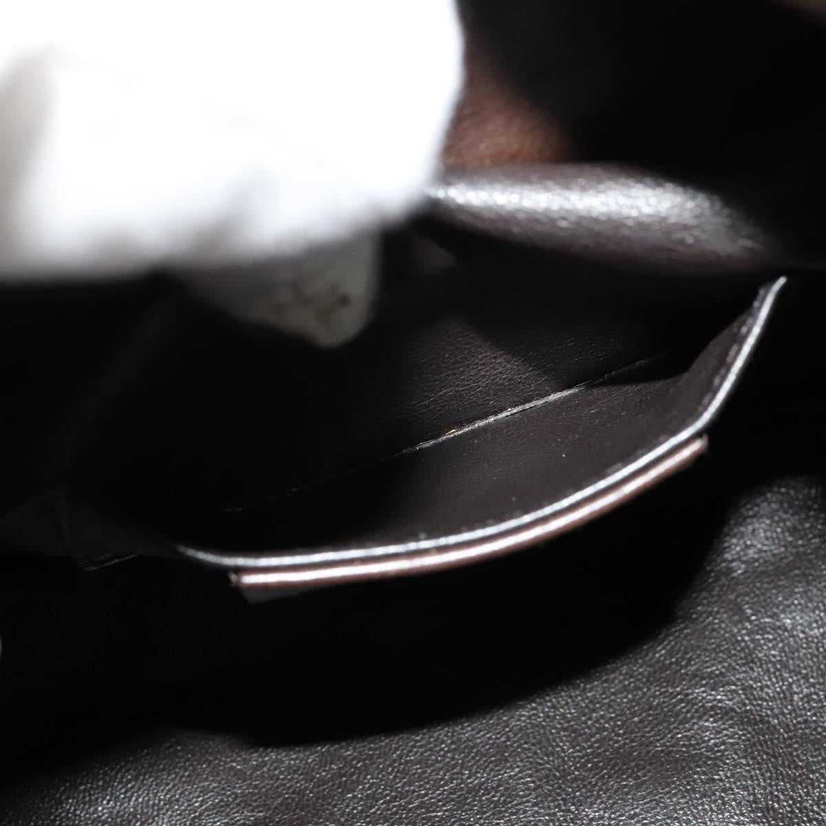 Bvlgari Chandra Hobo Canvas and Leather, BROWN, LEATHER, Handbag