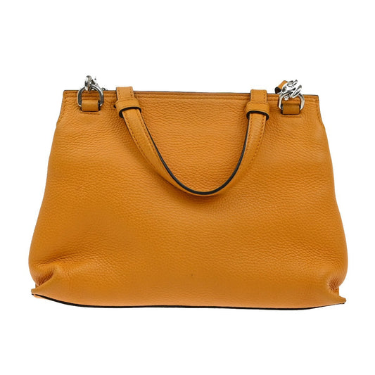 Gucci Bamboo Daily Top Handle Bag Leather, Orange, Leather, Handbag