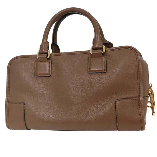 Loewe Amazona Bag Leather, BROWN, LEATHER, Handbag