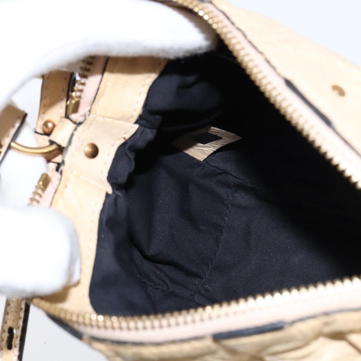 Chloe Vintage Shoulder Bag Leather, BEIGE, LEATHER, Shoulder bag