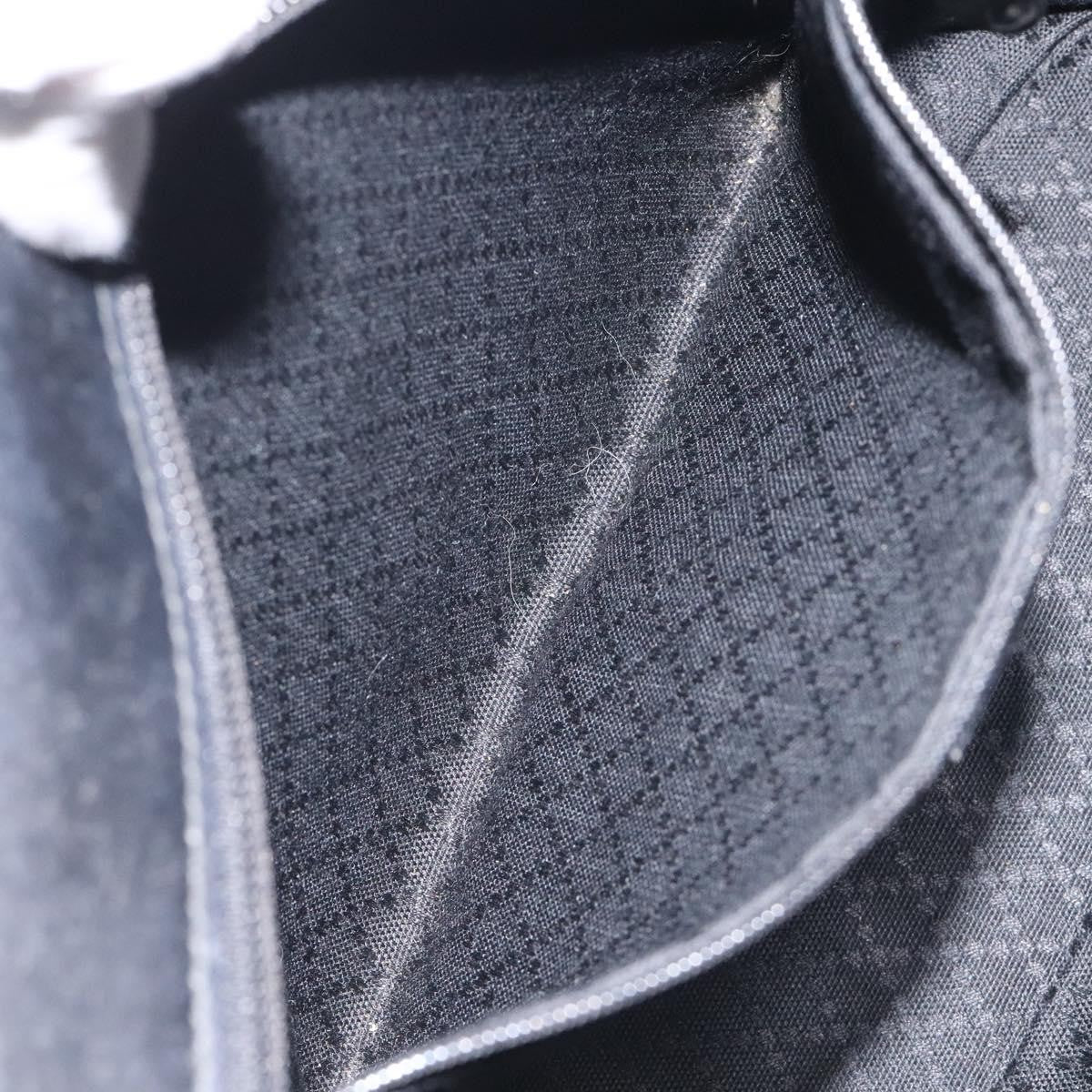 Gucci Vintage Bamboo Handle Tote Nylon, BLACK, NYLON, Tote bag