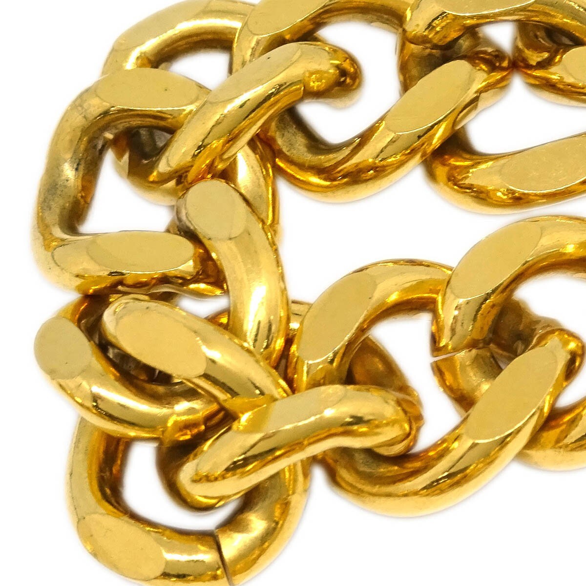 Chanel Medallion Chain Link Belt Metal, GOLD, GOLD_PLATED, Belts