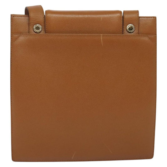 Bvlgari Turnlock Flap Convertible Top Handle Leather, BROWN, LEATHER, Shoulder bag