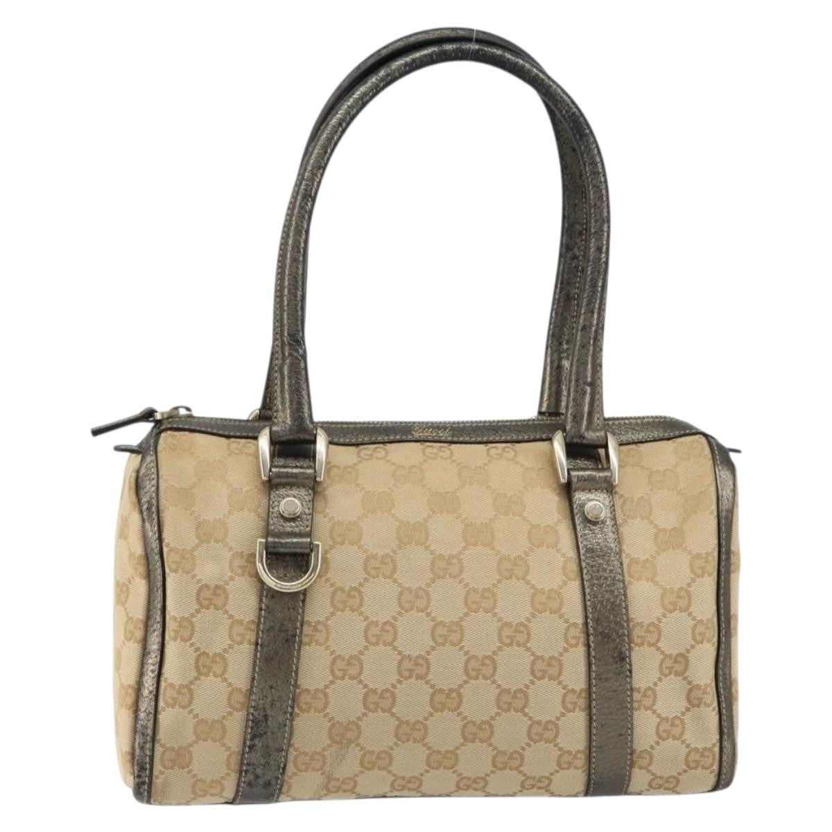 Gucci Abbey Boston Bag GG Canvas, BEIGE, CANVAS, Handbag