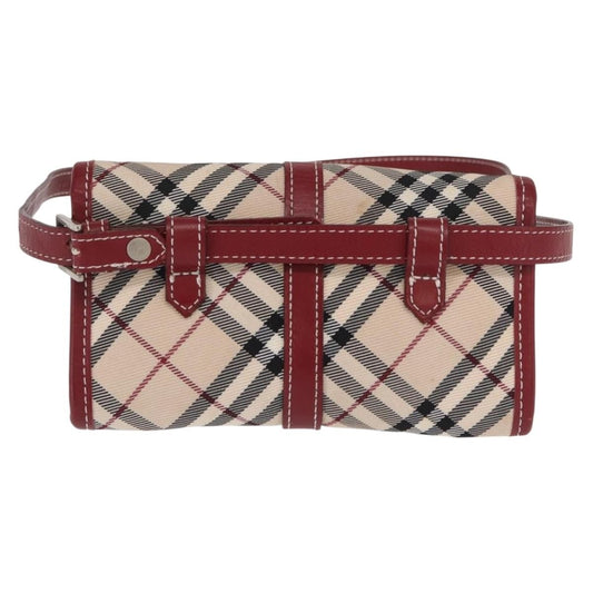 Burberry Waist Bag Vintage Check Canvas, BEIGE, CANVAS, Clutche & pouche