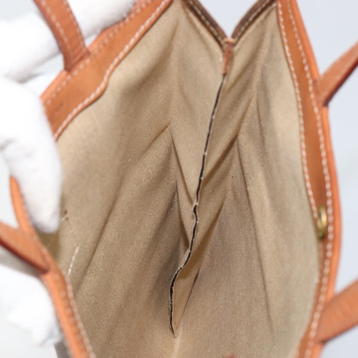 Celine Vintage Macadam Tote bag Canvas, BROWN, CANVAS, Tote bag