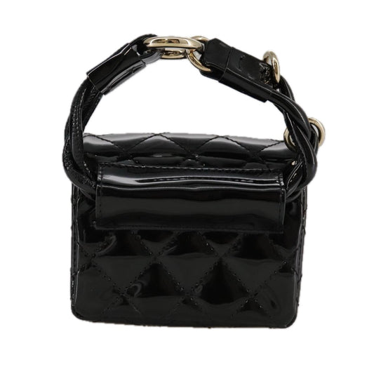 Chanel Reissue 2.55 Ankle Wrist Flap Bag Quilted Patent, BLACK, PATENT_LEATHER, Clutche & pouche