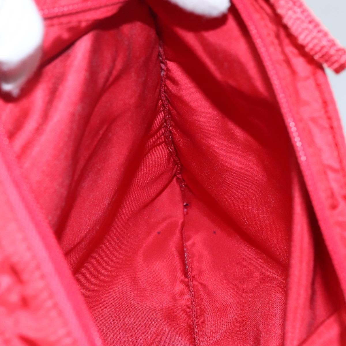 Prada Flat Messenger Bag Tessuto, Red, Nylon, Shoulder Bag