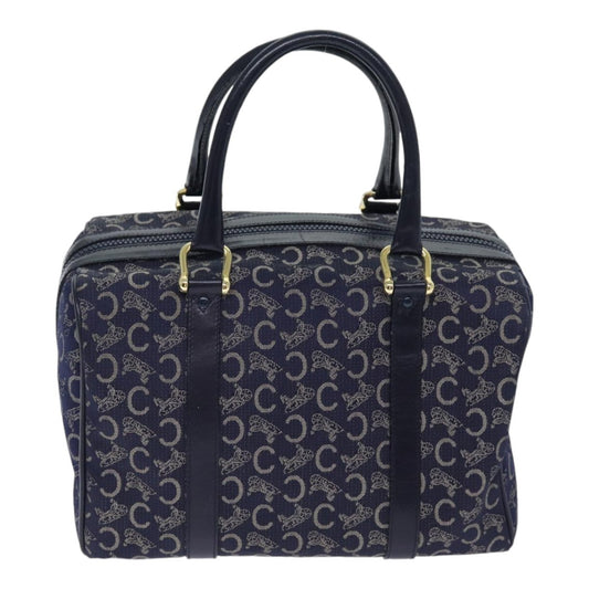 Celine C Sulky Boston bag Canvas, NAVY, CANVAS, Travel bag