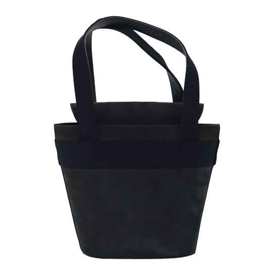 Salvatore Ferragamo Vara Bow Top Handle Bucket Bag Suede, NAVY, SUEDE, Handbag