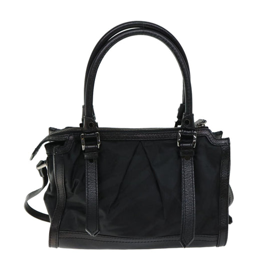Burberry Vintage Handbag Nylon, BLACK, NYLON, Handbag