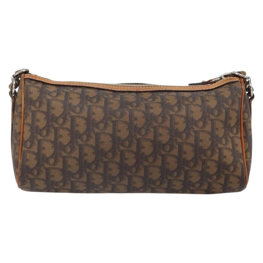 Christian Dior Trotter shoulder bag Canvas, BROWN, PVC, Shoulder bag