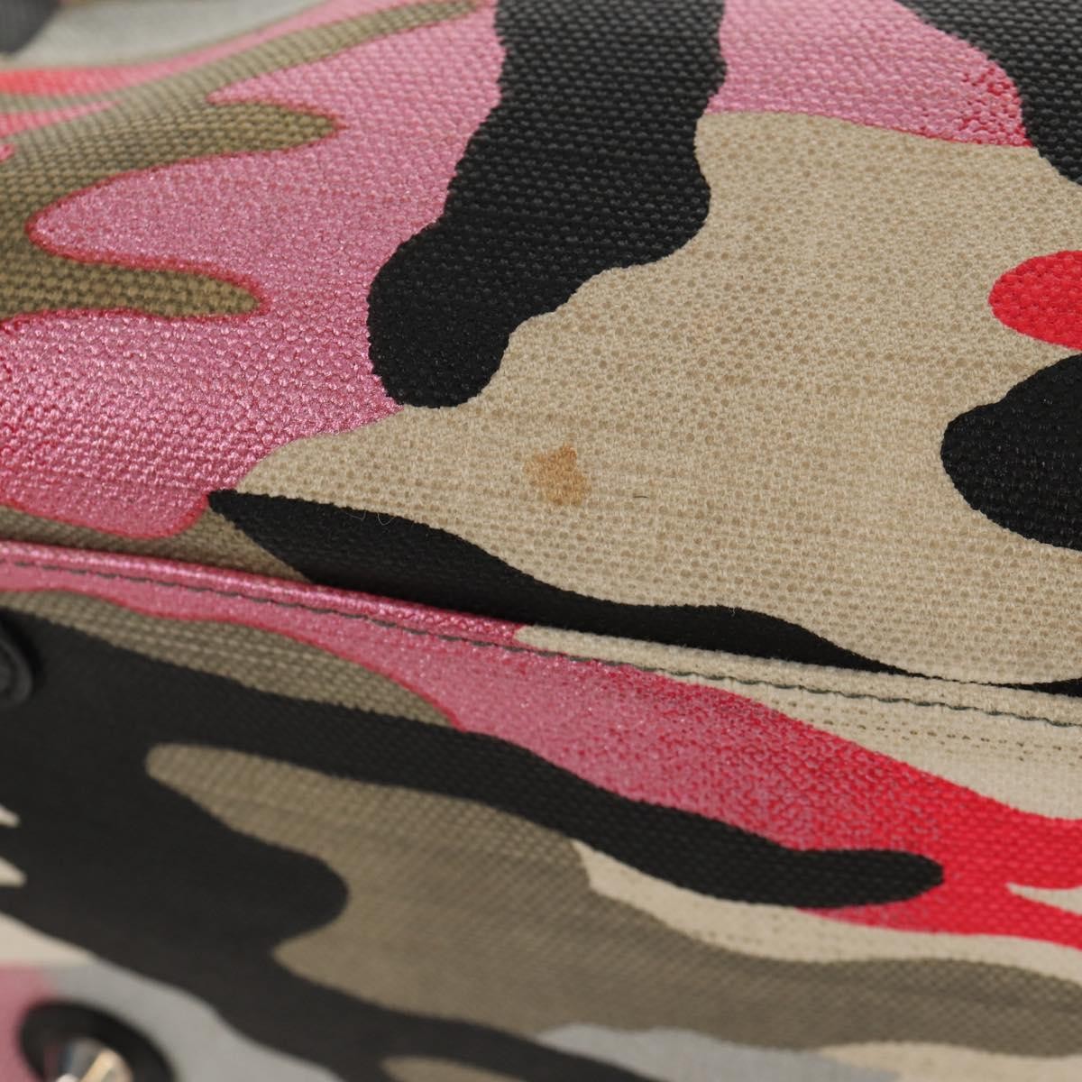 Christian Dior Polochon Satchel Limited Edition Anselm Reyle Camouflage Canvas, MULTICOLOUR, CANVAS, Travel bag