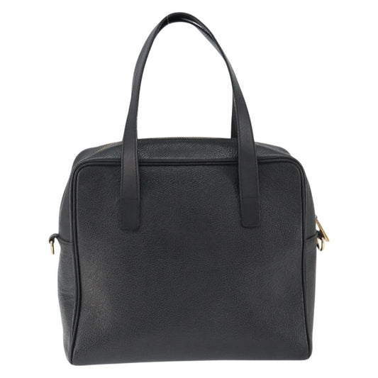 Celine Handbag Leather, BLACK, LEATHER, Handbag