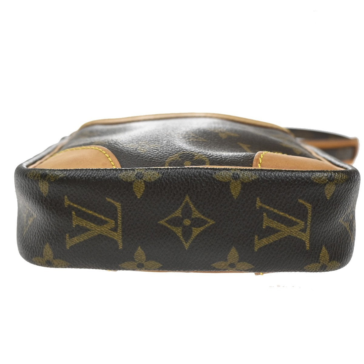 Louis Vuitton Danube Handbag Monogram Canvas, BROWN, CANVAS, Shoulder bag
