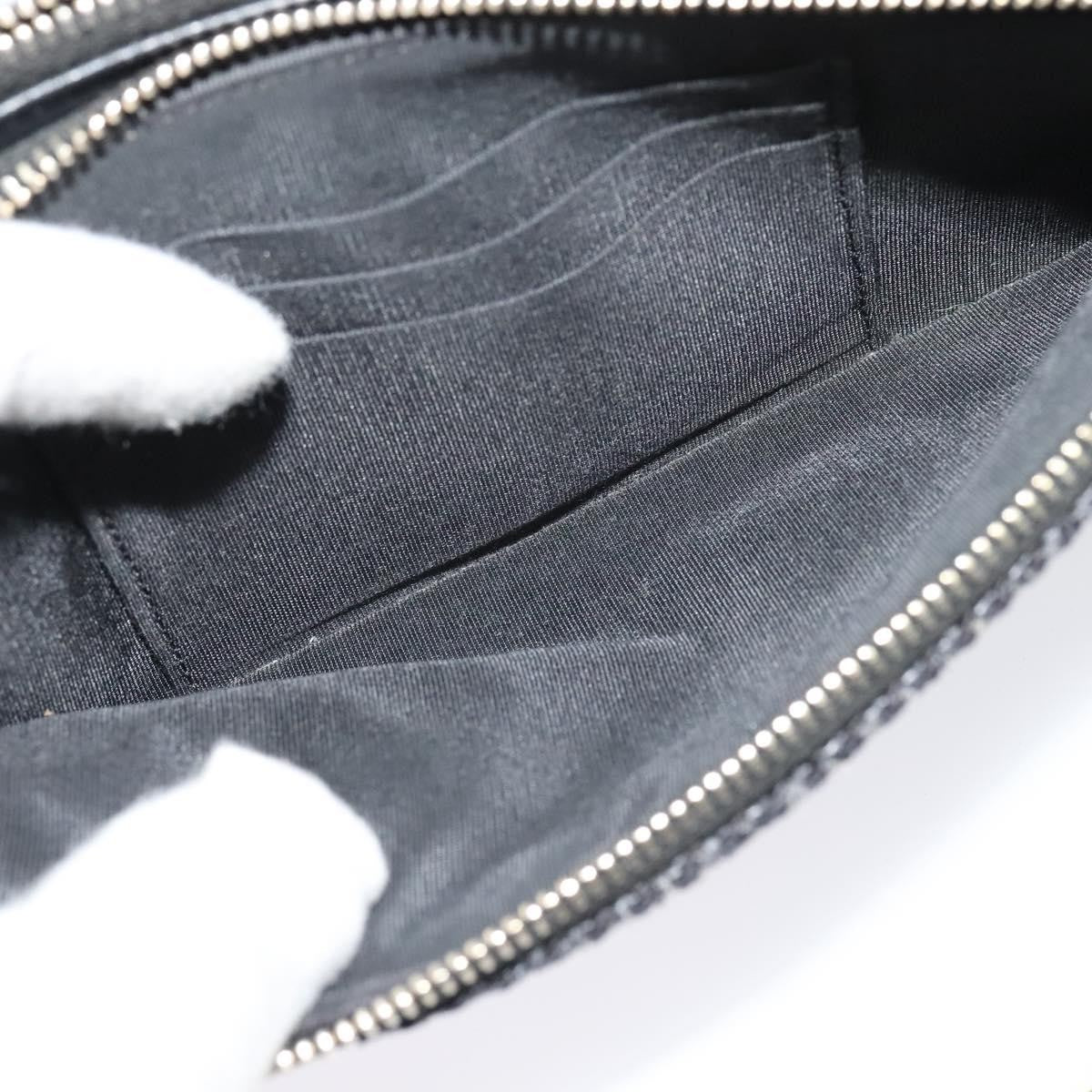 Chanel Deauville Chain wallet Raffia, NAVY, WICKER, Wallets