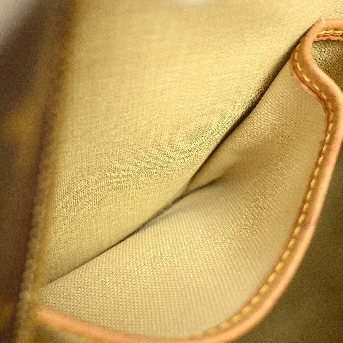 Louis Vuitton Deauville Handbag Monogram Canvas, BROWN, CANVAS, Handbag