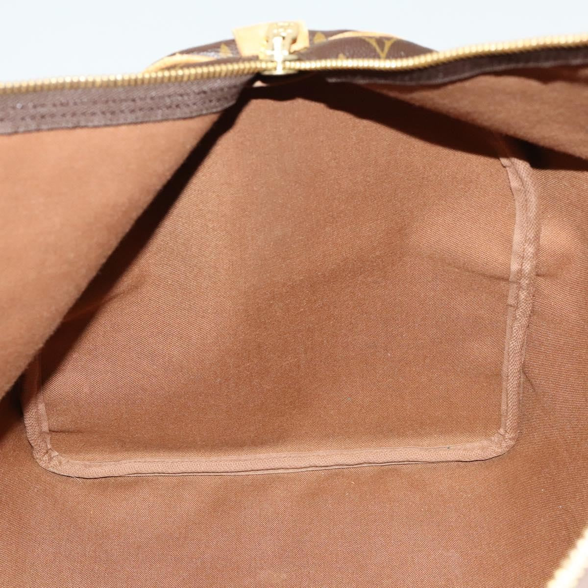Louis Vuitton Keepall Bag Monogram Canvas, BROWN, CANVAS, Travel bag