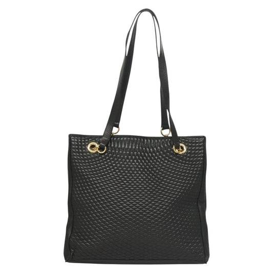 Bally Vintage Tote Bag Leather, BLACK, LEATHER, Tote bag