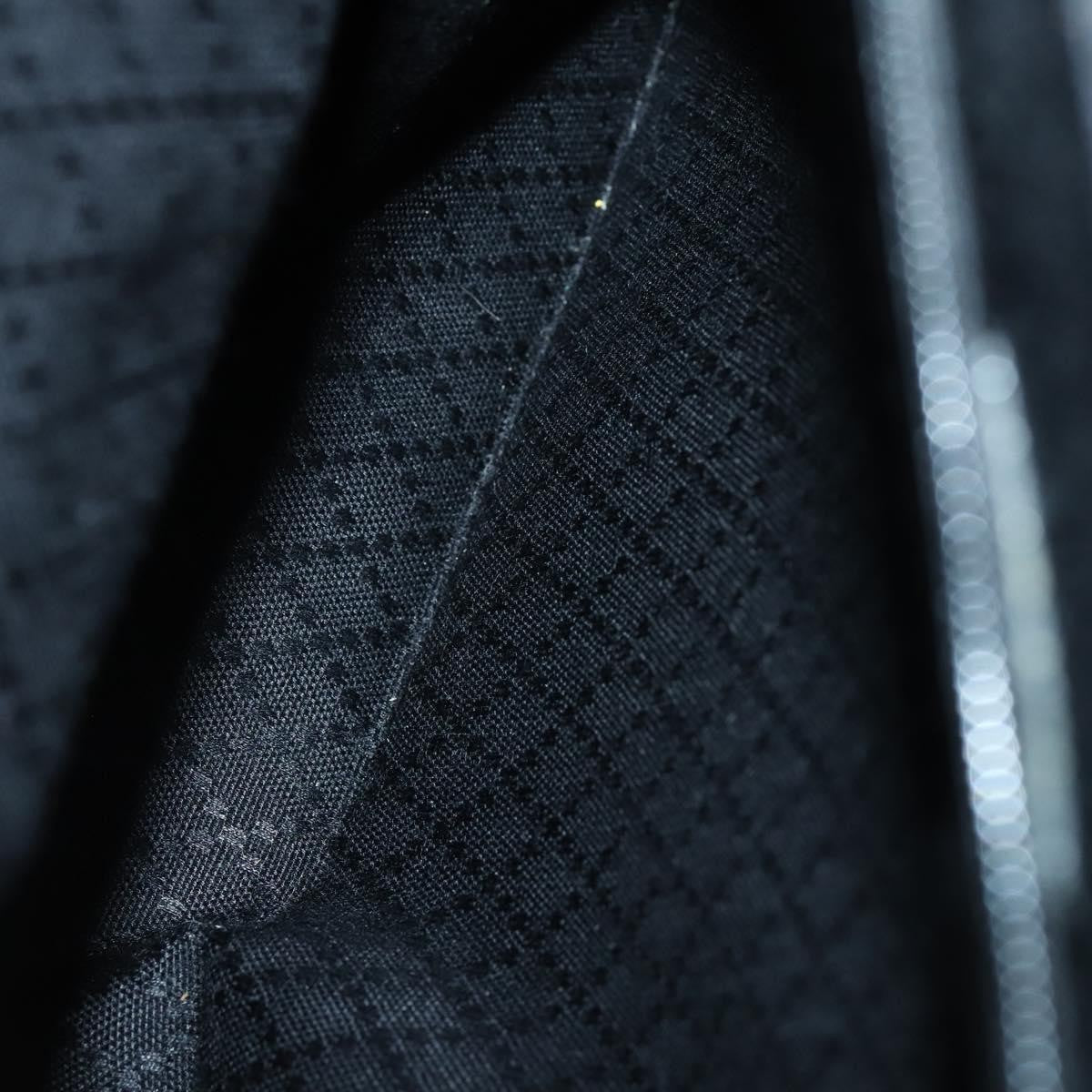 Gucci Vintage Bamboo Handle Bag Suede, BLACK, SUEDE, Handbag