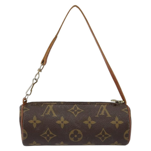 Louis Vuitton Papillon Pochette Monogram Canvas, BROWN, CANVAS, Clutche & pouche