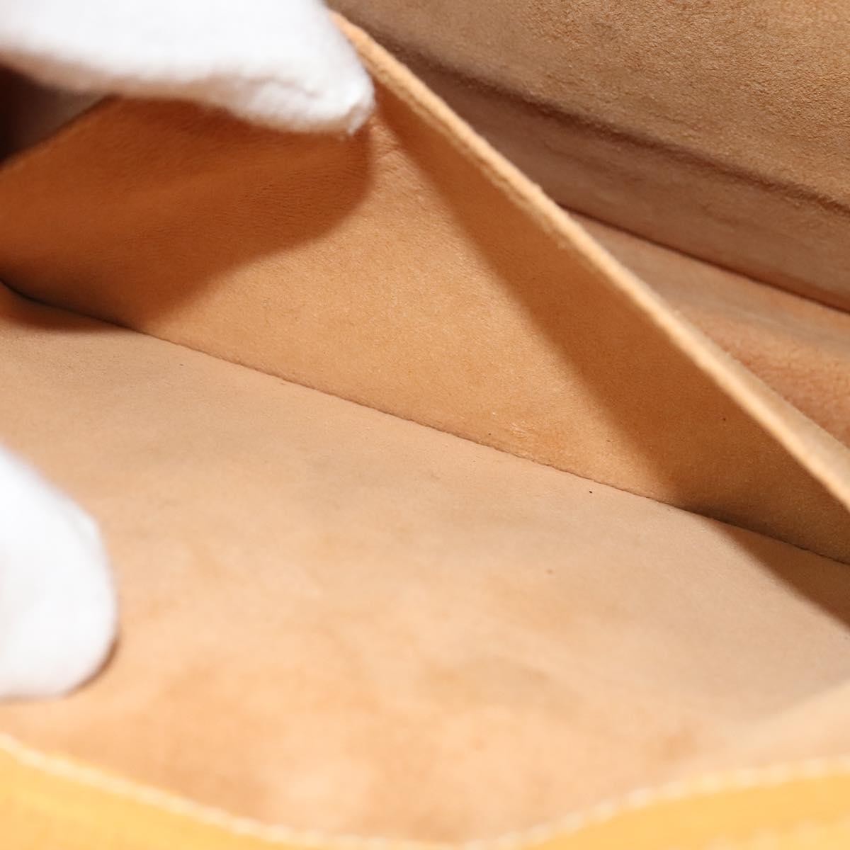 Loewe Barcelona Shoulder Bag Leather, YELLOW, LEATHER, Shoulder bag