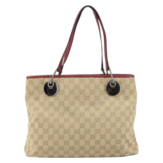 Gucci Eclipse Tote Medium, BEIGE, CANVAS, Tote bag