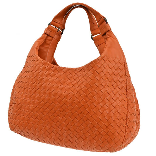 Bottega Veneta Campana Hobo Intrecciato Nappa, Orange, Leather, Tote Bag